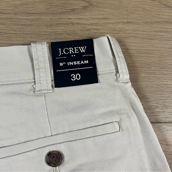 JCrew Men’s 9” Stretch Chino Light Khaki Tan Shorts NWT - Picture 13 of 13